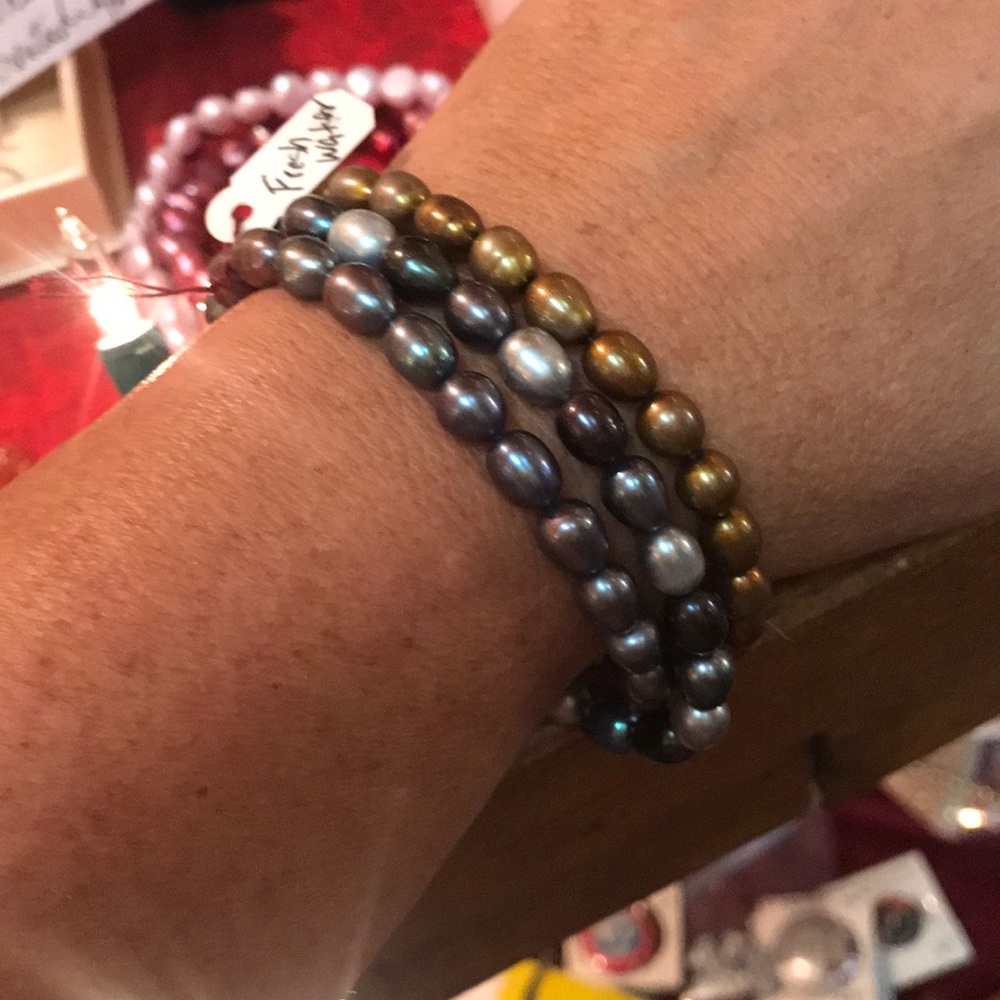Freshwater Pearl Bracelets set of 3